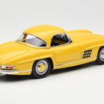 Mercedes 300 SL W198 Roadster Yellow Norev 1:18 B66040669 Diecast - image 3 of 8