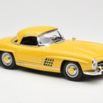 Mercedes 300 SL W198 Roadster Yellow Norev 1:18 B66040669 Diecast - image 6 of 8