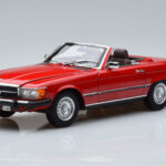 Mercedes 450 SL R107 US Version Red Norev 1:18 183729 Diecast