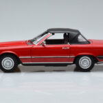 Mercedes 450 SL R107 US Version Red Norev 1:18 183729 Diecast - image 4 of 8
