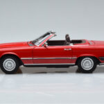 Mercedes 450 SL R107 US Version Red Norev 1:18 183729 Diecast - image 5 of 8