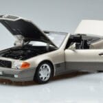 Mercedes 500 SL R129 Smoke Silver Norev 1:18 183719 Diecast - image 2 of 7