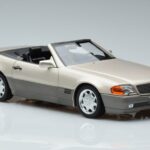 Mercedes 500 SL R129 Smoke Silver Norev 1:18 183719 Diecast - image 5 of 7