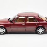 Mercedes 500E W124 Red Metallic Dealer Edition Norev 1:18 B66040699 Diecast - image 4 of 8