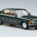 Mercedes 560 SEL W126 Dark Green Metallic Norev 1:18 B66040682 Diecast - image 5 of 7