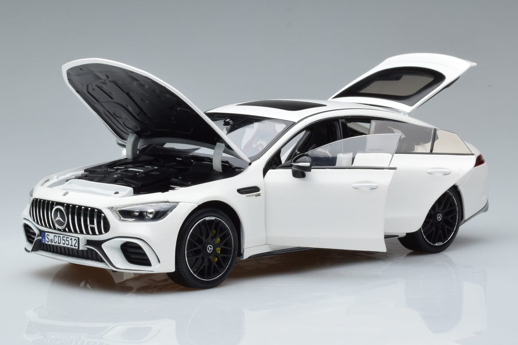 Mercedes AMG GT 63 S X290 White Norev 1:18 183445 Diecast - image 2 of 7