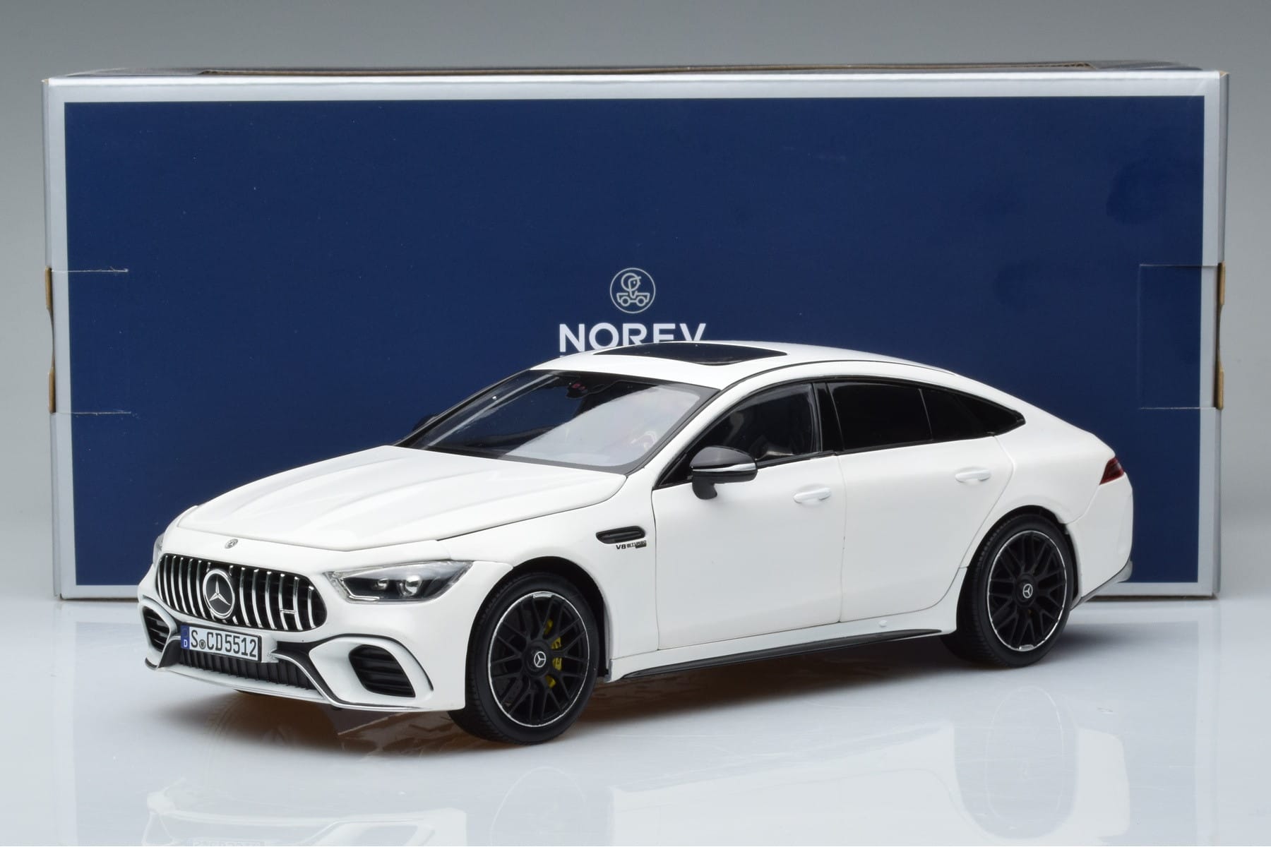 Mercedes AMG GT 63 S X290 White Norev 1:18 183445 Diecast - image 7 of 7