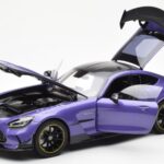 Mercedes AMG GT Black Series Purple Asia Exclusive Norev 1:18 183907 Diecast - image 2 of 8