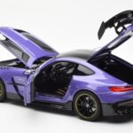 Mercedes AMG GT Black Series Purple Asia Exclusive Norev 1:18 183907 Diecast - image 5 of 8
