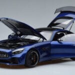 Mercedes AMG GT R C190 Brilliant Blue AUTOart 1:18 76334 Diecast - image 2 of 7