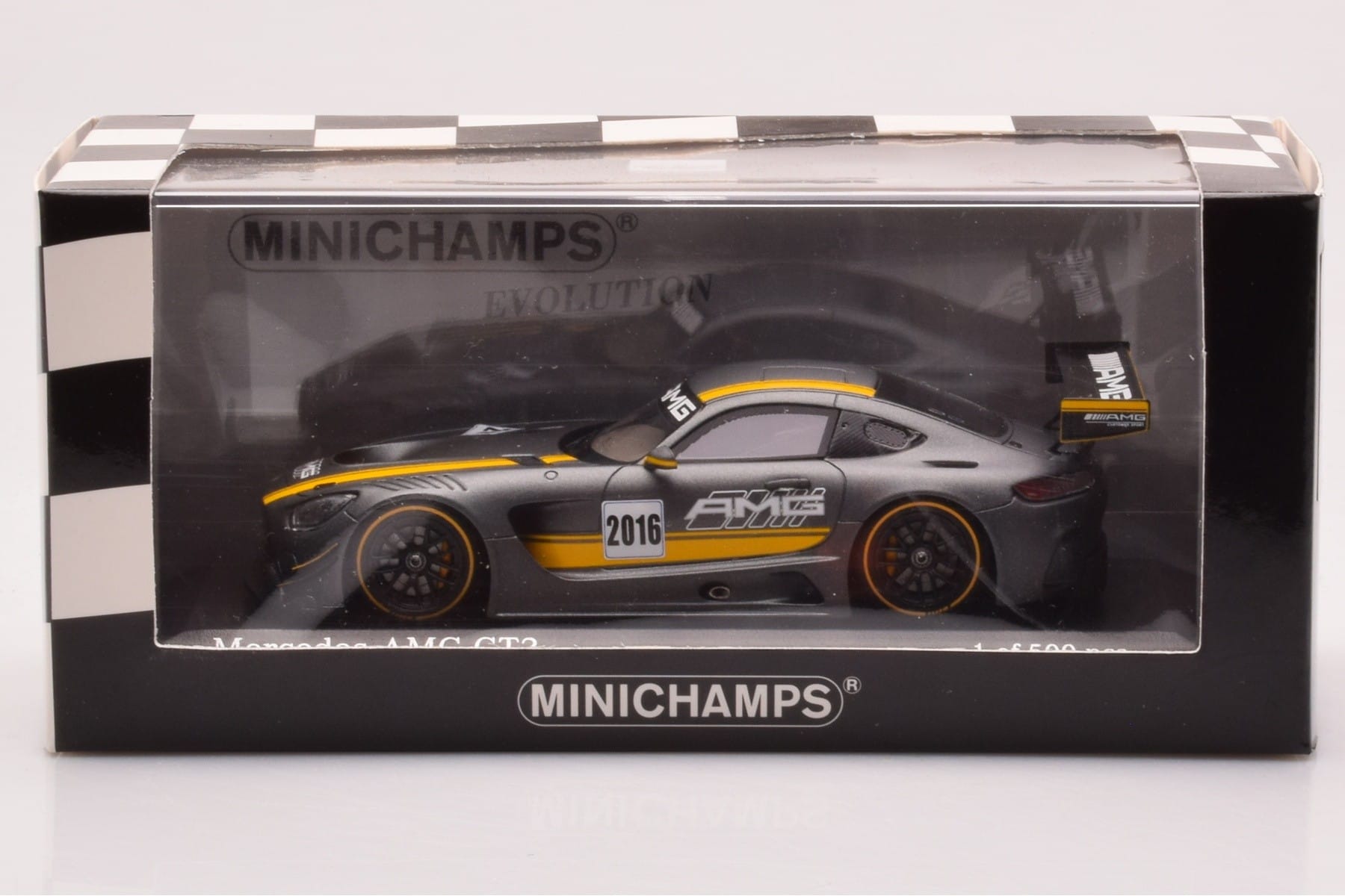 Mercedes AMG GT3 Presentation IAA 2015 Minichamps 1:43 437163096 Diecast - image 4 of 4
