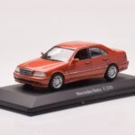 Mercedes C-Class W202 C220 Orange Metallic Dealer Edition Minichamps 1:43 B66005747 Diecast - image 2 of 4