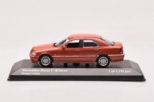 Mercedes C-Class W202 C240 Orange Metallic Minichamps 1:43 430037000 Diecast