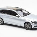 Mercedes C-Class W205 T-Model Silver Asia Exclusive Norev 1:18 183865 Diecast - image 6 of 8