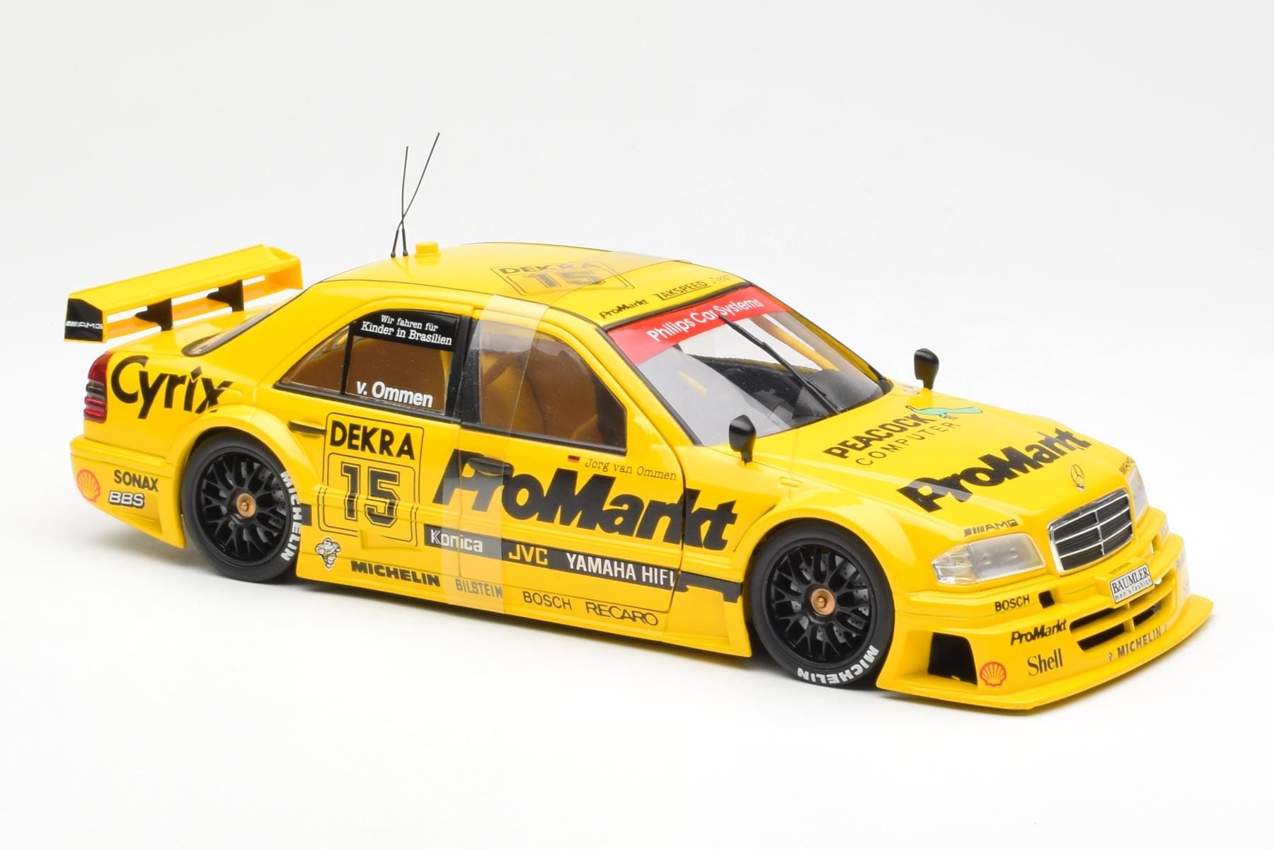Mercedes C-Class W202 #15 Ommen DTM 1994 UT Models 1:18 180943315 Diecast - image 4 of 6