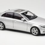 Mercedes C-Class W204 Avantgarde Silver AUTOart 1:18 B66962368 Diecast - image 6 of 8