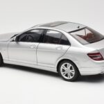 Mercedes C-Class W204 Avantgarde Silver AUTOart 1:18 B66962368 Diecast - image 7 of 8