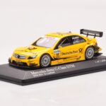 Mercedes C-Class W204 DTM Deutsche Post AMG Mercedes #17 D. Coulthard DTM 2010 Minichamps 1:43 400103817 Diecast - image 2 of 4