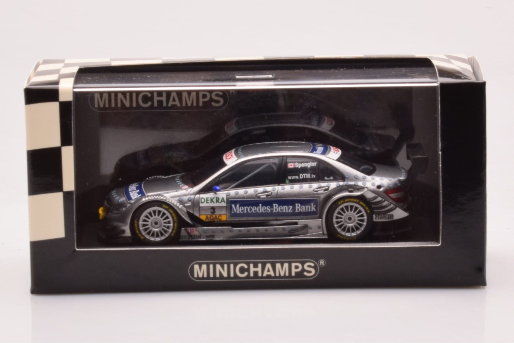 Mercedes C-Class W204 DTM Team AMG Mercedes #3 B. Spengler DTM 2008 Minichamps 1:43 400083803 Diecast - image 4 of 4