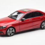 Mercedes C-Class W205 Red Metallic Asia Exclusive Norev 1:18 183835 Diecast