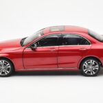 Mercedes C-Class W205 Red Metallic Asia Exclusive Norev 1:18 183835 Diecast - image 4 of 8