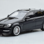 Mercedes C63 AMG S204 T-Model Black GT Spirit 1:18 GT760 Resin