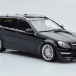 Mercedes C63 AMG S204 T-Model Black GT Spirit 1:18 GT760 Resin - image 4 of 6