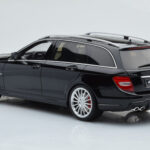 Mercedes C63 AMG S204 T-Model Black GT Spirit 1:18 GT760 Resin - image 5 of 6