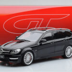 Mercedes C63 AMG S204 T-Model Black GT Spirit 1:18 GT760 Resin - image 6 of 6