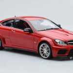Mercedes C63 AMG W204 Black Series Red GT Spirit 1:18 GT065 Resin - image 4 of 6