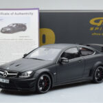 Mercedes C63 AMG W204 Black Series Matte Black GT Spirit 1:18 GT843 Resin - image 6 of 6