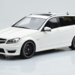 Mercedes C63 AMG S204 T-Model White GT Spirit 1:18 GT147 Resin