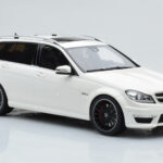 Mercedes C63 AMG S204 T-Model White GT Spirit 1:18 GT147 Resin - image 4 of 8