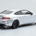 Mercedes C63S AMG C205 Coupe Silver GT Spirit 1:18 GT116 Resin - image 2 of 6