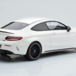 Mercedes C63S AMG C205 Coupe White GT Spirit 1:18 B66965707 Resin - image 2 of 6