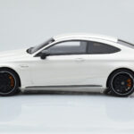 Mercedes C63S AMG C205 Coupe White GT Spirit 1:18 B66965707 Resin - image 3 of 6