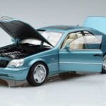 Mercedes CL600 C140 Blue Metallic Norev 1:18 183448 Diecast - image 2 of 7