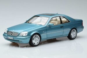Mercedes CL600 C140 Blue Metallic Norev 1:18 183448 Diecast