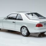 Mercedes CL600 C140 Silver Metallic Norev 1:18 183446 Diecast - image 6 of 7