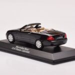 Mercedes CLK A209 Cabriolet Obsidian Black Metallic Minichamps 1:43 B66961966 Diecast - image 3 of 4