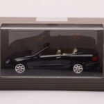 Mercedes CLK A209 Cabriolet Obsidian Black Metallic Minichamps 1:43 B66961966 Diecast - image 4 of 4