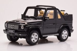 Mercedes G500 W463 Convertible Obsidian Black Otto 1:18 OT1040 Resin
