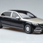 Mercedes Maybach S600 W222 Black Silver GT Spirit 1:18 GT237 Resin - image 4 of 6