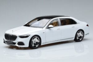 Mercedes Maybach S600 W222 V12 Biturbo Diamond White Almost Real 1:18 820116 Diecast
