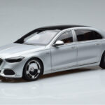 Mercedes Maybach S600 W222 V12 Biturbo Hightech Silver Almost Real 1:18 820118 Diecast