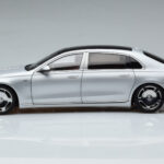 Mercedes Maybach S600 W222 V12 Biturbo Hightech Silver Almost Real 1:18 820118 Diecast - image 5 of 12