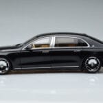 Mercedes Maybach S600 W222 V12 Biturbo Obsidian Black Almost Real 1:18 820115 Diecast - image 5 of 11
