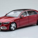 Mercedes Maybach S600 W222 V12 Biturbo Patagonia Red Almost Real 1:18 820119 Diecast
