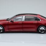 Mercedes Maybach S600 W222 V12 Biturbo Patagonia Red Almost Real 1:18 820119 Diecast - image 4 of 10