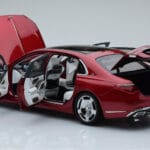 Mercedes Maybach S600 W222 V12 Biturbo Patagonia Red Almost Real 1:18 820119 Diecast - image 5 of 10